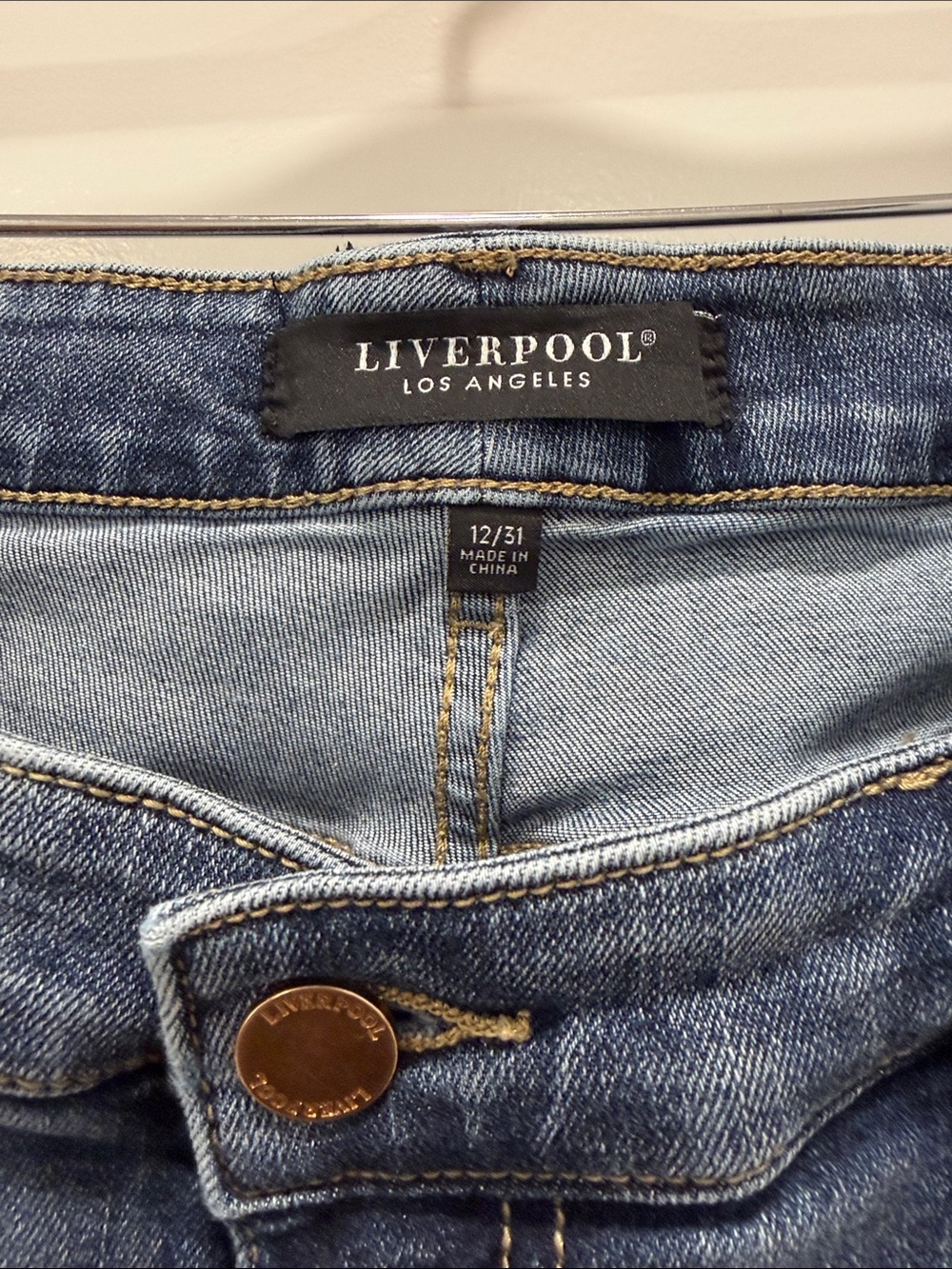 Liverpool Women’s Blue Bootcut Jeans - Picture 2 of 4